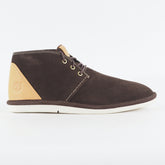 Mens Timberland City Shuffler Chukka A12K7 Dark Brown Leather Laced Casual Shoes